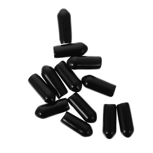 TOYZFRIENDY 100 Stück Haarreif Endkappen Gummi Schutzkappen für Haarschmuck DIY Zubehör Breit Einfach zu Montieren Hautschonend und Rutschfest für Haarspangen und Zöpfe von TOYZFRIENDY