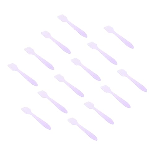 TOYZFRIENDY 100 Stück Kosmetikspatel aus Hochwertigem Kunststoff Leichter Augencremelöffel für Präzises Auftragen von Gesichtsmaske und Serum Handlich und Einfach zu Reinigen für Damen von TOYZFRIENDY