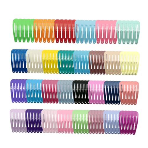 TOYZFRIENDY 100 Stück Teiliges Wassertröpfchen Haarspangen für Mädchen Bunte Haarklammern mit Modischem Design Kinderfreundlicher Haarschmuck für Alltag Geburtstag und Zufällige Farbe von TOYZFRIENDY