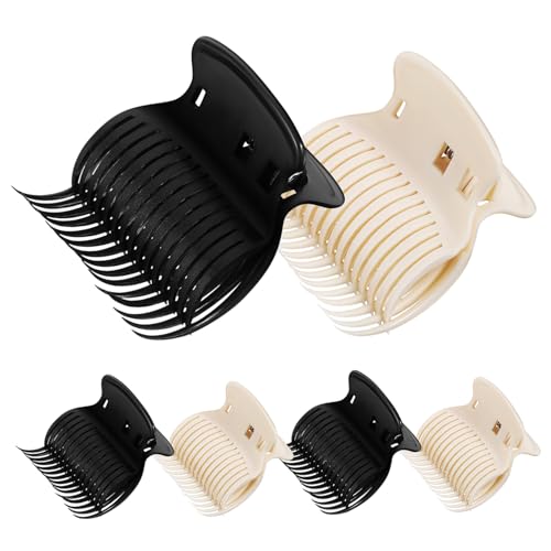 TOYZFRIENDY 12 Stück Teiliges Haar Claw Clips Große Hot Roller Clips Hitzebeständige Haarstyling Klemmen für Damen und Mädchen Stark Haltend Frei von Haarmarken Kompatibel mit Meisten von TOYZFRIENDY