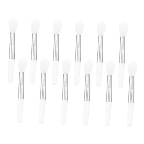TOYZFRIENDY 12 Stück Teiliges Set Tragbarer Lippenpinsel aus Silikon Präziser Lippenstift Applikator Wiederverwendbarer Make Up Pinsel für Lippenmasken Weiß für Damen und Makeup Anfänger TOYZFRIENDY 12 Stück Teiliges Set Tragbarer Lippenpinsel aus Silikon Präziser Lippenstift Applikator Wiederverwendbarer Make Up Pinsel für Lippenmasken Weiß für Damen und Makeup Anfänger von TOYZFRIENDY