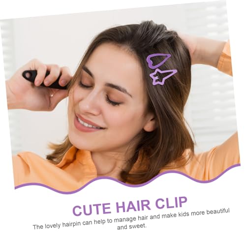 TOYZFRIENDY 15 Stück Teiliges Metall Haarspangen für Mädchen Niedliche Snap Clips in Stern Herz Tropfen Rechteck form Modischer Haarschmuck für Alltag Party Hochzeit Vielseitig Einsetzbar von TOYZFRIENDY