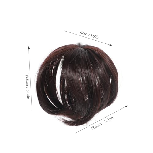 TOYZFRIENDY 2 Stck Echthaar Haarteil Oberkopf Haarverlängerung Clip Haarteil für Frauen Dünnes Haar Natürliche Abdeckung Graue Haare Haarverdichtung Wiglet Gerade Tiefbraun TOYZFRIENDY 2 Stck Echthaar Haarteil Oberkopf Haarverlängerung Clip Haarteil für Frauen Dünnes Haar Natürliche Abdeckung Graue Haare Haarverdichtung Wiglet Gerade Tiefbraun von TOYZFRIENDY
