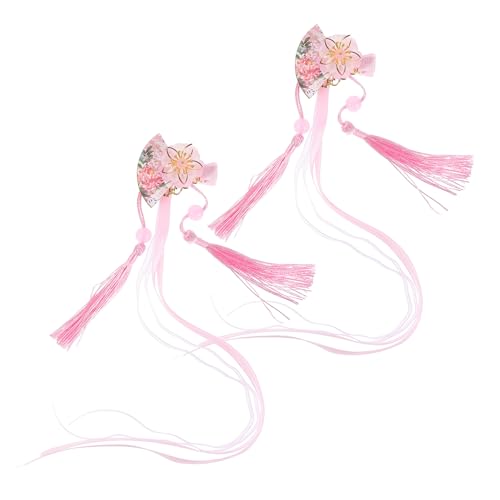 TOYZFRIENDY 2 Stck. Japanische Haarklammer mit Blumen und Quasten Japanischer Fächerstil Zarter Haarclip mit Schleifenband Eleganter Haarschmuck für Damen und Mädchen Vielseitiges TOYZFRIENDY 2 Stck. Japanische Haarklammer mit Blumen und Quasten Japanischer Fächerstil Zarter Haarclip mit Schleifenband Eleganter Haarschmuck für Damen und Mädchen Vielseitiges von TOYZFRIENDY