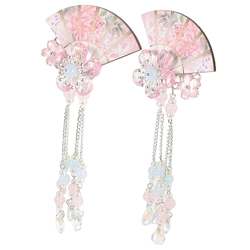 TOYZFRIENDY 2 Stück Blumen Haarklammern mit Quasten und Fächerdesign Traditionelle Hanfu Haarschmuck für Damen für Festivals und Besondere Anlässe Rosa Accessoires für Haarstyling TOYZFRIENDY 2 Stück Blumen Haarklammern mit Quasten und Fächerdesign Traditionelle Hanfu Haarschmuck für Damen für Festivals und Besondere Anlässe Rosa Accessoires für Haarstyling von TOYZFRIENDY