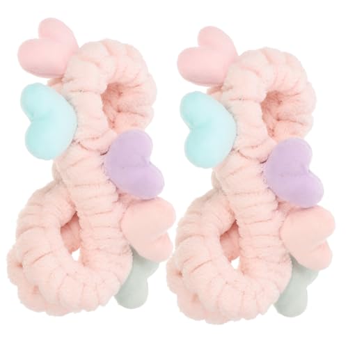 TOYZFRIENDY 2 Stück Damen Stirnband mit Niedlichem Herzmotiv Elastisches Makeup und Gesichtswasch Stirnband Weiches Dehnbares Haarband für Sanften Sitz bei Hautpflege und Party TOYZFRIENDY 2 Stück Damen Stirnband mit Niedlichem Herzmotiv Elastisches Makeup und Gesichtswasch Stirnband Weiches Dehnbares Haarband für Sanften Sitz bei Hautpflege und Party von TOYZFRIENDY