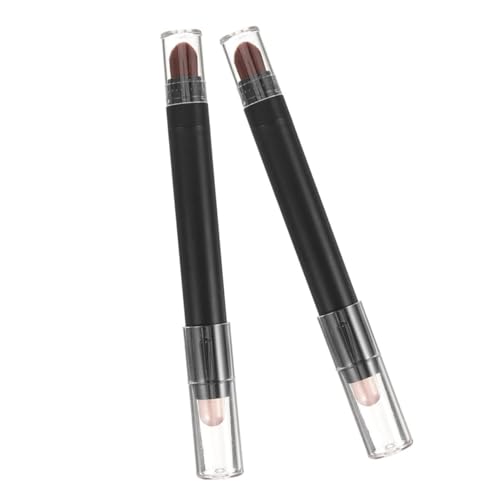 TOYZFRIENDY 2 Stück Doppelender Lidschattenstift Farbige Eye Shadow Sticks Weiche Eye Makeup Pinsel für Natürliches Vielseitiges Augen Make Up Einfaches Auftragen und Verblenden Komfortabel von TOYZFRIENDY