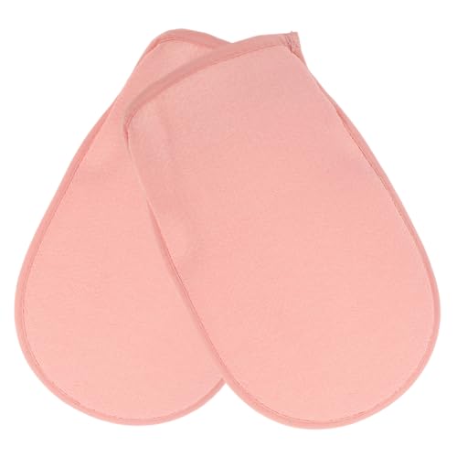 TOYZFRIENDY 2 Stück Doppelseitiger Peeling Handschuh für Bad und Dusche Sanfte Reinigung und Tiefes Peeling Hautfreundlicher Badehandschuh für Damen und Herren Weiche Struktur Effektive von TOYZFRIENDY