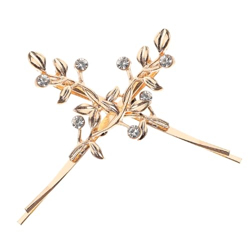 TOYZFRIENDY 2 Stück Elegante Haarklammern mit Strasssteinen Modischer Haarschmuck für Damen Robuste Metallclips Funkelnde Haarspangen für Hochzeit und Alltag von TOYZFRIENDY