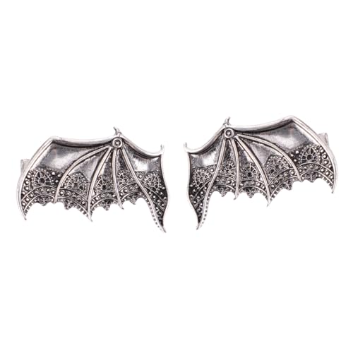 TOYZFRIENDY 2 Stück Halloween Haarspangen Fledermausflügel aus Hochwertiger Legierung Langlebiger Haarschmuck für Mädchen und Cosplay Modisches Accessoire für Party und Bühnenauftritt TOYZFRIENDY 2 Stück Halloween Haarspangen Fledermausflügel aus Hochwertiger Legierung Langlebiger Haarschmuck für Mädchen und Cosplay Modisches Accessoire für Party und Bühnenauftritt von TOYZFRIENDY