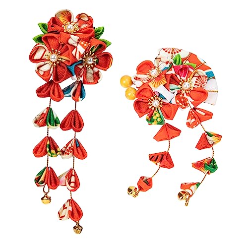 TOYZFRIENDY 2 Stück Japanische Haarklammern mit Quaste und Blumenmotiv Langlebige Vintage Fächer Haarspangen für Damen Eleganter Haarschmuck für Hochzeit Fotoshooting und Alltag Leichte TOYZFRIENDY 2 Stück Japanische Haarklammern mit Quaste und Blumenmotiv Langlebige Vintage Fächer Haarspangen für Damen Eleganter Haarschmuck für Hochzeit Fotoshooting und Alltag Leichte von TOYZFRIENDY