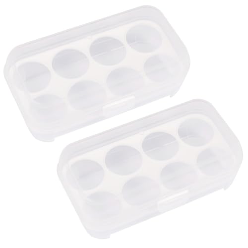 TOYZFRIENDY 2 Stück Makeup Schwamm Aufbewahrungsbox Staubdicht Mit Deckel Fach Großes Fassungsvermögen Kosmetik Organizer Reise Und Haushaltsnutzen Puderquaste Schutzbehälter von TOYZFRIENDY