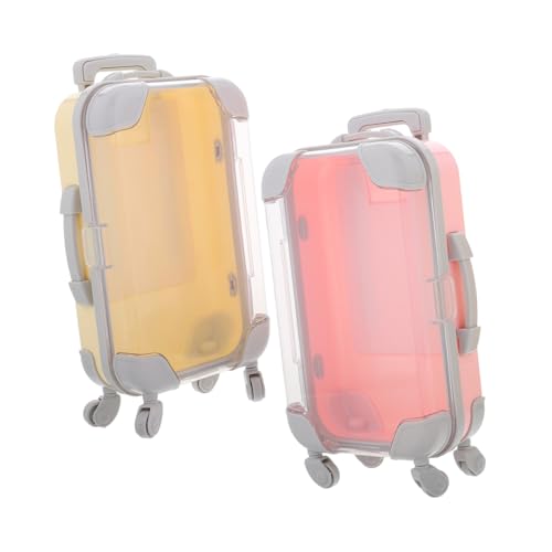 TOYZFRIENDY 2 Stück Mini Wimpernaufbewahrungsbox Transparent Leicht Tragbar Kunststoff Kosmetik Organizer Reise Eyelash Organizer Schutzbox für Falsche Wimpern und Zubehör von TOYZFRIENDY