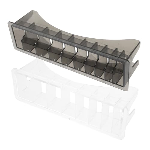 TOYZFRIENDY 2 Stück Praktischer Haarschneider Kammhalter aus Transparentem PC Material Universeller Aufbewahrungsbox für Friseurwerkzeuge Platzsparender Organizer für Salon und Heimgebrauch von TOYZFRIENDY