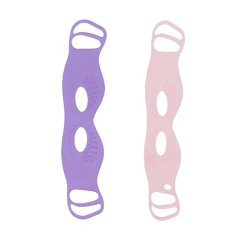 TOYZFRIENDY 2 Stück Silikon Augenmaske Ergonomisch Geformt Multifunktionale Augenmassage mit Akupressur Entlastet Augenringe und Trockene Augen Leicht und Tragbar für Damen und Herren von TOYZFRIENDY