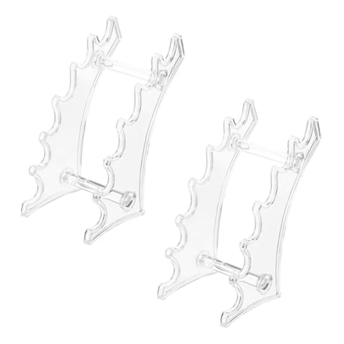 TOYZFRIENDY 2 Stück Stifthalter Gebogenes Display Rack für Eyeliner und Augenbrauenstifte Einfacher Schreibgerätehalter Vielseitiger Organizer für Büro und Schule von TOYZFRIENDY