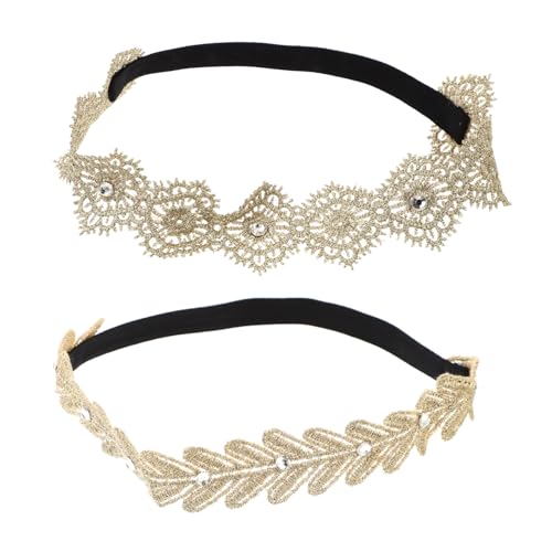 TOYZFRIENDY 2 Stück Teiliges Haarbänder Blumen Weiche Stirnbänder für Mädchen Monate Jahre Elastische Haarschmuck Kopfbedeckung für Junge Mädchen und Kleinkinder von TOYZFRIENDY