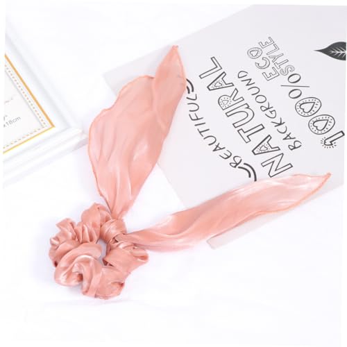 TOYZFRIENDY 2 Stück Teiliges Haarband aus Reinem Satin Elastisches Haargummi mit Großem Schleifenknoten Weiches Haartuch für Damen und Mädchen Langes Ponytail halter in Zartem Rosa Modischer TOYZFRIENDY 2 Stück Teiliges Haarband aus Reinem Satin Elastisches Haargummi mit Großem Schleifenknoten Weiches Haartuch für Damen und Mädchen Langes Ponytail halter in Zartem Rosa Modischer von TOYZFRIENDY
