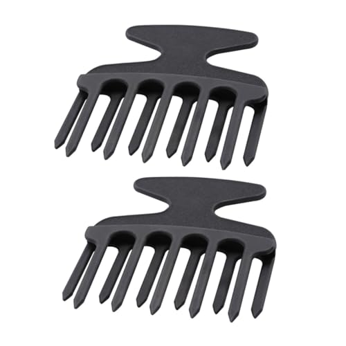 TOYZFRIENDY 2 Stück Teiliges Wide Tooth Detangling Hair Styling für Männer Grober Kamm mit Glatten Kanten Ergonomischer Griff Angenehm zur Kopfhaut für Locken und Saubere Kopfhautpflege von TOYZFRIENDY