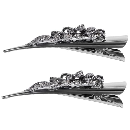 TOYZFRIENDY 2 Stück Vintage Große Metallische Haarspangen mit Funkelnden Strasssteinen Sichere Alligator clips für Damen Eleganter Haarschmuck für Alltag und Besondere Anlässe TOYZFRIENDY 2 Stück Vintage Große Metallische Haarspangen mit Funkelnden Strasssteinen Sichere Alligator clips für Damen Eleganter Haarschmuck für Alltag und Besondere Anlässe von TOYZFRIENDY
