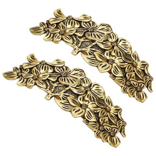 TOYZFRIENDY 2 Stück Vintage Haarklammer Damen Blumen Haarspangen aus Langlebigem Legierungs material für Dünnes Haar Frühling Haarschmuck Hochzeit Geburtstag Party Zubehör von TOYZFRIENDY