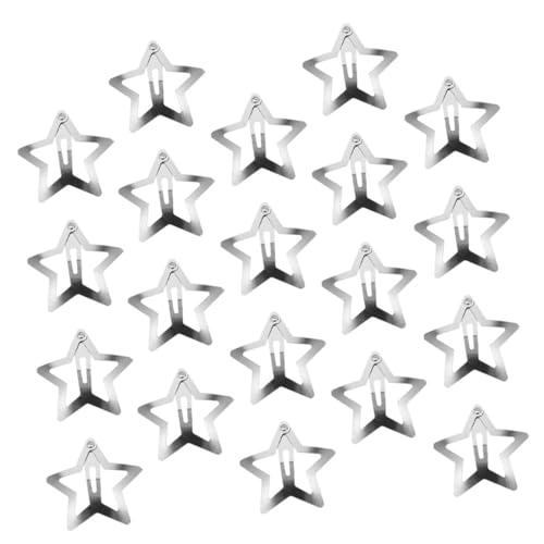 TOYZFRIENDY 20 Stück Stern Haarnadeln Metall Haarklammern für Frauen Kleine Snap Haarspangen Sichere Haarclips für Feines und Dickes Haar Modische Haar Accessoires für Jeden Anlass von TOYZFRIENDY