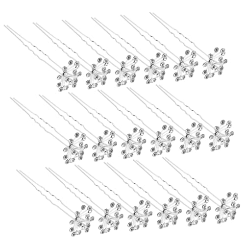 TOYZFRIENDY 20 Stück Teiliges Braut Haarpin U Förmige Haarnadeln mit Strass Breath Design Hochzeitsaccessoires für Frauen und Brautstyling Traditionell Chinesisch Leicht und Komfortabel von TOYZFRIENDY
