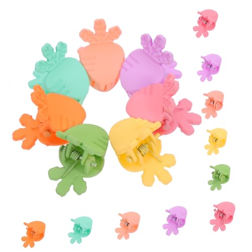 TOYZFRIENDY 20 Stück Teiliges Bunte Mini haarklammern Haarspangen Kleine Haarklammer Süßes Design für Mädchen Junge Mädchen Einfache Handhabung Fester Griff Haarschonend für Alltag und von TOYZFRIENDY