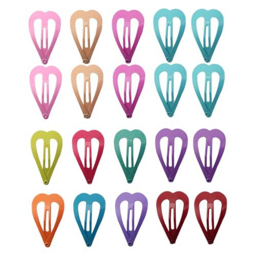 TOYZFRIENDY 20 Stück Teiliges Haarklammern Mädchen und Haustiere Bunte Rutschfeste Haarnadeln Langlebige Metall Haarspangen Geeignet für Dünnes Haar für Alltag Schule und Zufällige Farbe von TOYZFRIENDY