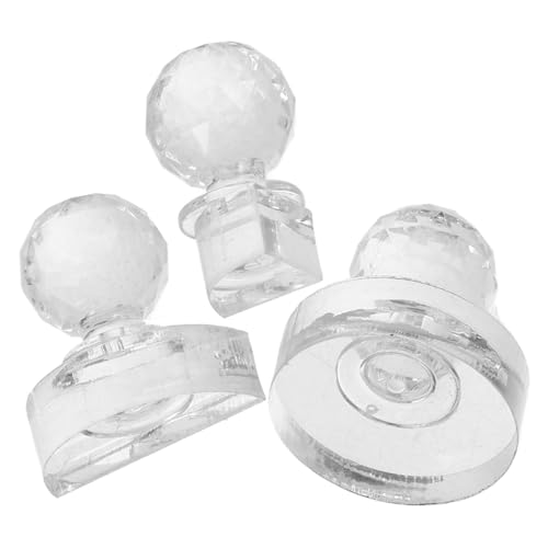 TOYZFRIENDY 3 Stück Teiliges Eyeshadow Pressing Tool Präzises DIY Lidschatten und Blush Stempel für Exakte Pulverpressung Vielseitig Einsetzbar Glatte Oberfläche Handliches Make Up Zubehör von TOYZFRIENDY