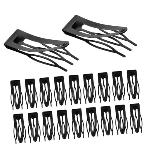 TOYZFRIENDY 30 Stück Teiliges Kleine Haarklammern Metall Snap Haarspangen für Mädchen und Frauen Robuste Haarschmuck accessoires in Schwarz Vielseitig für Alltag Party und Cosplay Geeignet von TOYZFRIENDY