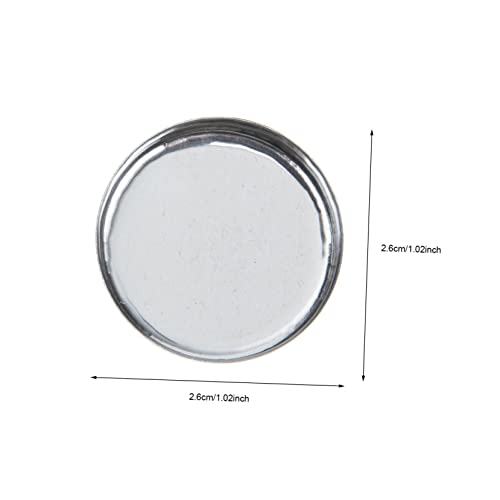 TOYZFRIENDY 30 Stück Teiliges Leere Runde Metall Döschen für Lidschatten und Robustes DIY Kosmetik Accessoire Leicht Kompakt zum Nachfüllen und Reisen von TOYZFRIENDY
