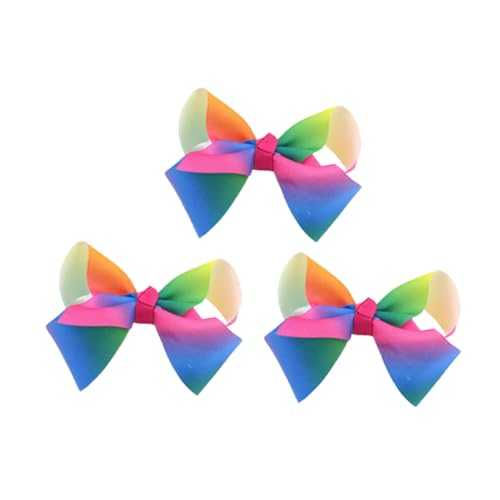 TOYZFRIENDY 3stücke Bunte Haarspangen Regenbogenfarbenes Haarnadeln Für Mädchen Haarschmuck Für Junge Mädchen Für Feste Schule Und Alltagsgebrauch von TOYZFRIENDY
