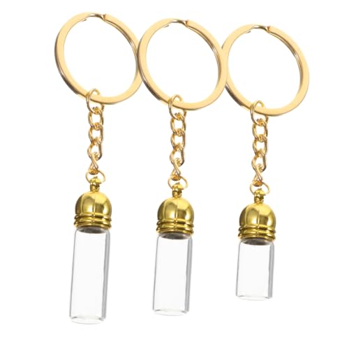 TOYZFRIENDY 3stücke Parfümflasche Als Schlüsselanhänger Nachfüllbare Reiseparfümflasche Glasflasche Mit Verschluss Kleine Dekorative Glasflasche Für Damen Reise-parfümflasche Aus Glas TOYZFRIENDY 3stücke Parfümflasche Als Schlüsselanhänger Nachfüllbare Reiseparfümflasche Glasflasche Mit Verschluss Kleine Dekorative Glasflasche Für Damen Reise-parfümflasche Aus Glas von TOYZFRIENDY