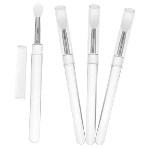 TOYZFRIENDY 4 Stück Silikon Lippenpinsel mit Staubschutz Wiederverwendbar Hautfreundlich und Langlebig Transparent für Lippenmasken und Lippenstift Kompakt für Make Up Unterwegs für Frauen TOYZFRIENDY 4 Stück Silikon Lippenpinsel mit Staubschutz Wiederverwendbar Hautfreundlich und Langlebig Transparent für Lippenmasken und Lippenstift Kompakt für Make Up Unterwegs für Frauen von TOYZFRIENDY