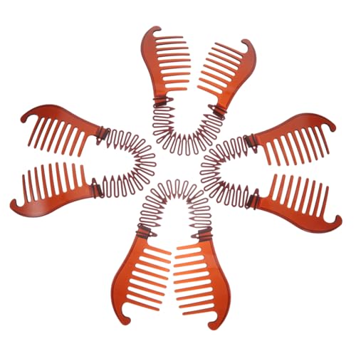 TOYZFRIENDY 4 Stück Teiliges Bananen Biegsam Stabil Haarklammern zum Flechten und Stylen für Frauen Geeignet für Dickes Mittellanges und Lockiges Haar Praktische Frisurenhilfe für Ponytails von TOYZFRIENDY