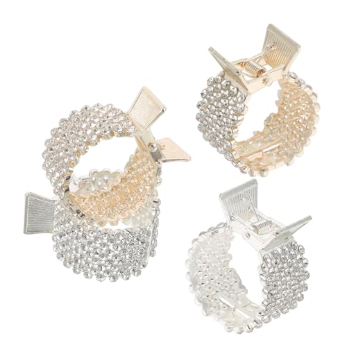 TOYZFRIENDY 4stücke Metall Haarspangen Für Frauen Glitzernde Haarklammern Mit Strasssteinen Manschettenclips Für Hohe Zöpfe Dekorative Haaraccessoires Für TOYZFRIENDY 4stücke Metall Haarspangen Für Frauen Glitzernde Haarklammern Mit Strasssteinen Manschettenclips Für Hohe Zöpfe Dekorative Haaraccessoires Für von TOYZFRIENDY