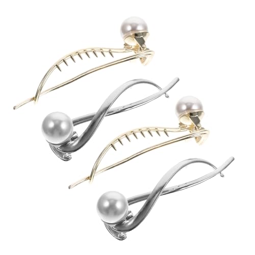 TOYZFRIENDY 4 Stück Teiliges Haarspangen mit Perlen Einfache Langlebige Haarklammern für Mädchen und Frauen Dekorative Brauthaar accessoires für Partys und Festliche Anlässe TOYZFRIENDY 4 Stück Teiliges Haarspangen mit Perlen Einfache Langlebige Haarklammern für Mädchen und Frauen Dekorative Brauthaar accessoires für Partys und Festliche Anlässe von TOYZFRIENDY