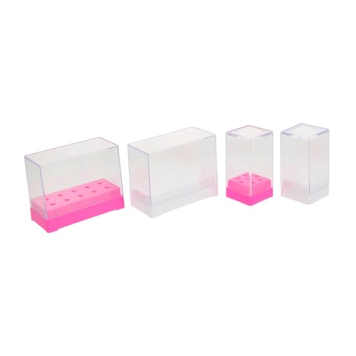 TOYZFRIENDY 4 Stück Teiliges Nagelbohrer-aufbewahrungsset mit Transparenter Anzeige Keramik Wolframstahlfächer Vielseitiger Organizer für Nagelbohrer Maniküre-polierköpfe Praktische TOYZFRIENDY 4 Stück Teiliges Nagelbohrer-aufbewahrungsset mit Transparenter Anzeige Keramik Wolframstahlfächer Vielseitiger Organizer für Nagelbohrer Maniküre-polierköpfe Praktische von TOYZFRIENDY