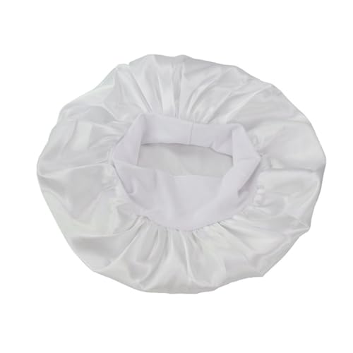 TOYZFRIENDY 4 Stück Teiliges Satin Schlafhauben Elastisch für Damen und Mädchen Weiche Haarschutz Mütze in Royalblau für Nachtschlaf Beauty und Haarkur von TOYZFRIENDY