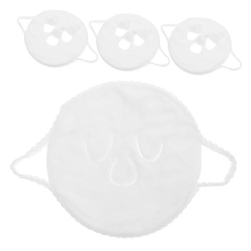 TOYZFRIENDY 4 Stück Wiederverwendbare Kalt Warm Gesichtstuch Maske aus Korallensamt Sanfte Hautpflege Handtücher für Spa Gesichtsdampfer für Empfindliche Haut und Tägliche Anwendung von TOYZFRIENDY