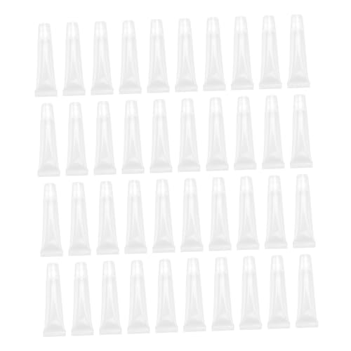 TOYZFRIENDY 40 Stück Lippenbalsam Tuben Transparente Auslaufsichere Kosmetikbehälter Weiche Geruchsfreie Lipgloss Verpackung Wiederverwendbar für Selbstgemachten Lippenbalsam für Frauen und TOYZFRIENDY 40 Stück Lippenbalsam Tuben Transparente Auslaufsichere Kosmetikbehälter Weiche Geruchsfreie Lipgloss Verpackung Wiederverwendbar für Selbstgemachten Lippenbalsam für Frauen und von TOYZFRIENDY