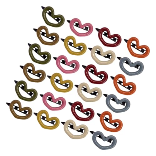 TOYZFRIENDY 48 Stück Teiliges Herz haarspangen Damen Kleine Haarklammern aus Robustem Material Rutschfest und Sicher für Dünnes und Dickes Haar Modischer Haarschmuck für Alltag und Besondere von TOYZFRIENDY