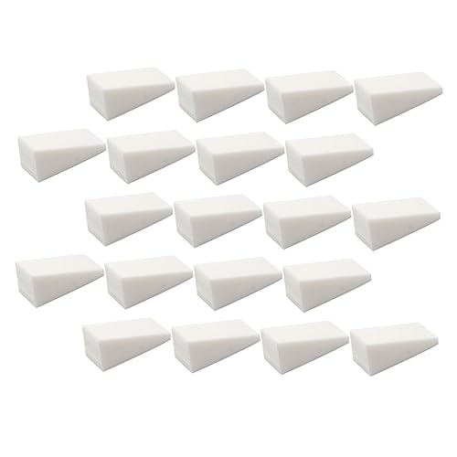 TOYZFRIENDY 48 Stück Teiliges Make up Wedges Sanfte Kosmetik schwämme Vielseitiger Nagelschwamm für Ombre Gradient maniküre Waschbar Hautfreundlich für Frauen und Mädchen von TOYZFRIENDY