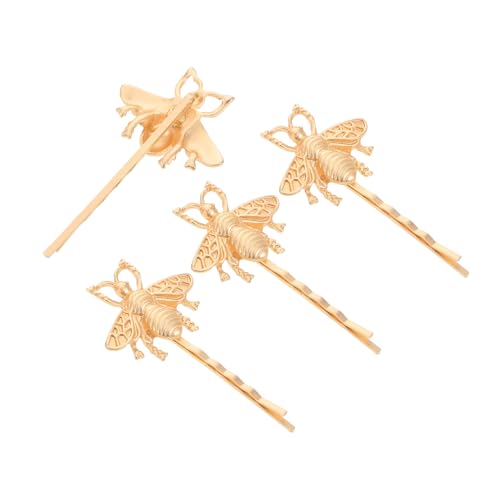 TOYZFRIENDY 4stücke Haarnadel Mit Bienen-design Bienen-haarschmuck Aus Anstecknadel Für Damen Bienen-accessoires Für Frisur Haarnadeln Mit Realistischem Bienendesign von TOYZFRIENDY