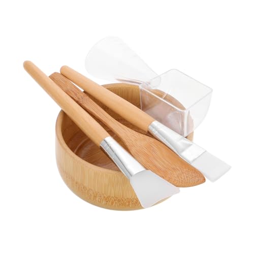 TOYZFRIENDY 5 Stück Teiliges Beauty Set Schüssel Spatel Pinsel Löffel für Anwendung Zuhause Esthetiker Make Up Zubehör Multifunktional Tragbar von TOYZFRIENDY