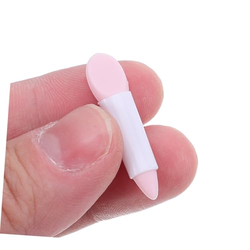 TOYZFRIENDY 50stücke Silikon-peeling-lippenpinsel Und Lidschatten-applikator Wiederverwendbare Applikatorpinsel Für Make-up Lipgloss-balsam-applikator Professionelle Werkzeuge Zum Auftragen von TOYZFRIENDY