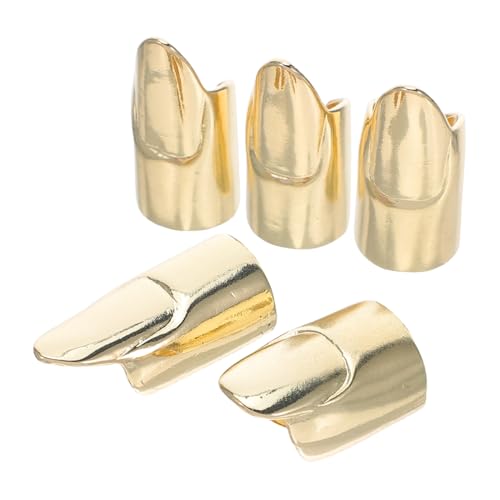 TOYZFRIENDY 5stücke Nagelringe Für Damen Aus Metall Verstellbar Als Fingernagelschutz Oder Punk-ring Tragbar Geeignet Für Halloween-partys Und Cosplay Mit Glatter Oberfläche Für TOYZFRIENDY 5stücke Nagelringe Für Damen Aus Metall Verstellbar Als Fingernagelschutz Oder Punk-ring Tragbar Geeignet Für Halloween-partys Und Cosplay Mit Glatter Oberfläche Für von TOYZFRIENDY