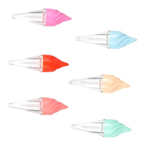 TOYZFRIENDY 6 Stück Teiliges Eiscreme form Lip Gloss Tuben Wiederbefüllbare Tragbare DIY Kosmetikbehälter Kleine Leichte Lippenbalsam Flaschen für Reisen und Alltag Sortiert TOYZFRIENDY 6 Stück Teiliges Eiscreme form Lip Gloss Tuben Wiederbefüllbare Tragbare DIY Kosmetikbehälter Kleine Leichte Lippenbalsam Flaschen für Reisen und Alltag Sortiert von TOYZFRIENDY