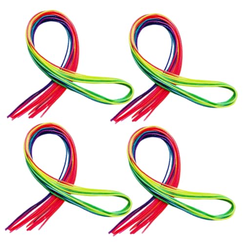TOYZFRIENDY 60 Stück Teiliges Bunte Modische Flechtschnüre für Mädchen Haarschmuck Farbenfrohe Regenbogen haarbänder für Zöpfe und Haar dekor Vielseitig für Styling und Haarbindung von TOYZFRIENDY